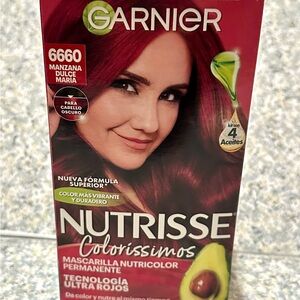 Dulce Maria RBD Garnier 6660 Manzana Nutrisse Colorissimos New Hair Dye Rebelde